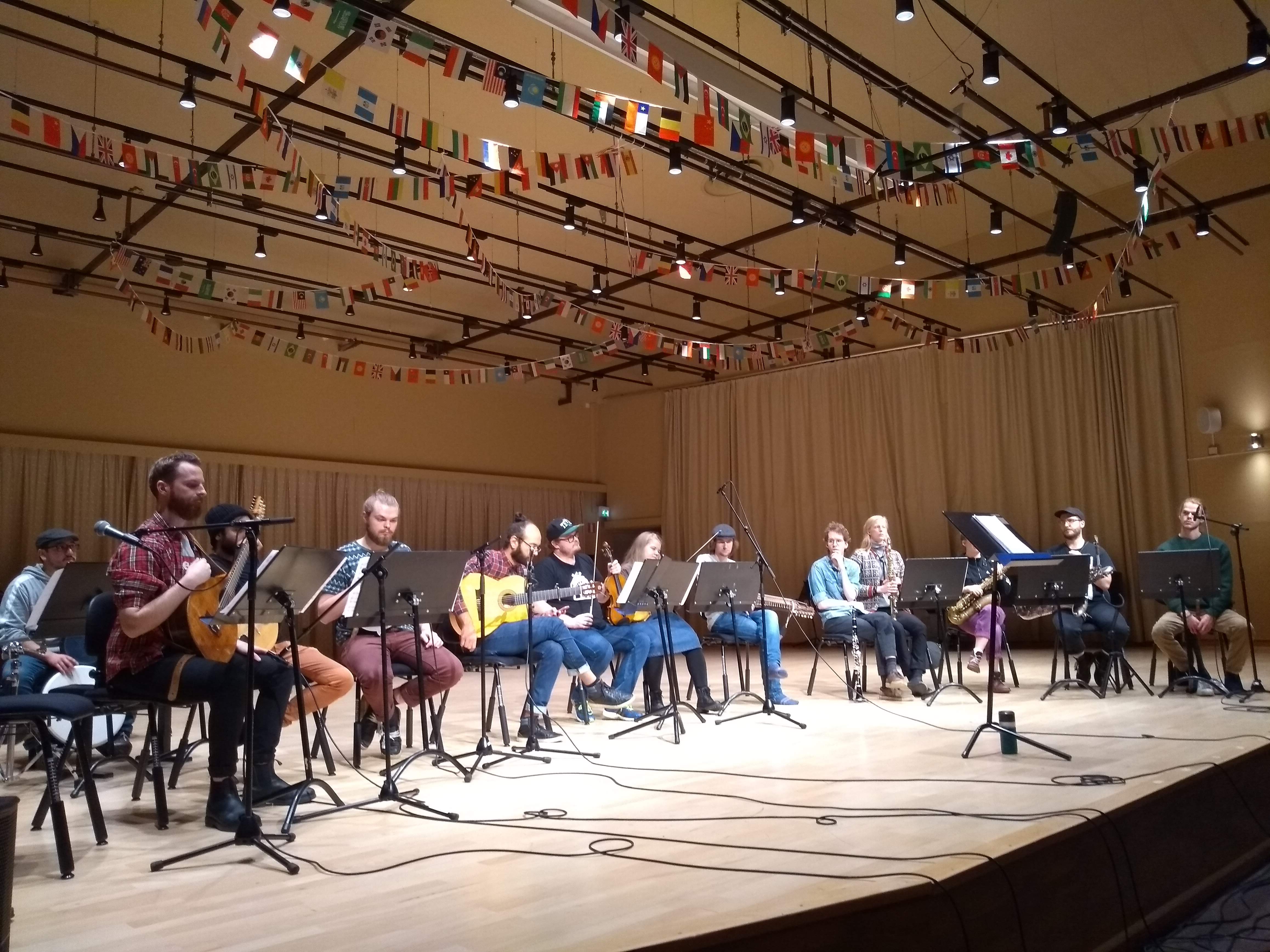 Connecting Similar Differences for Transglobal Folk Ensemble